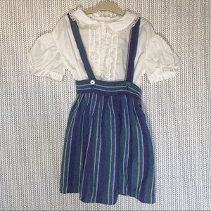 Vintage Girls Shirt/Skirt Combo